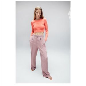 NWT Zara Ribbed Knit Top